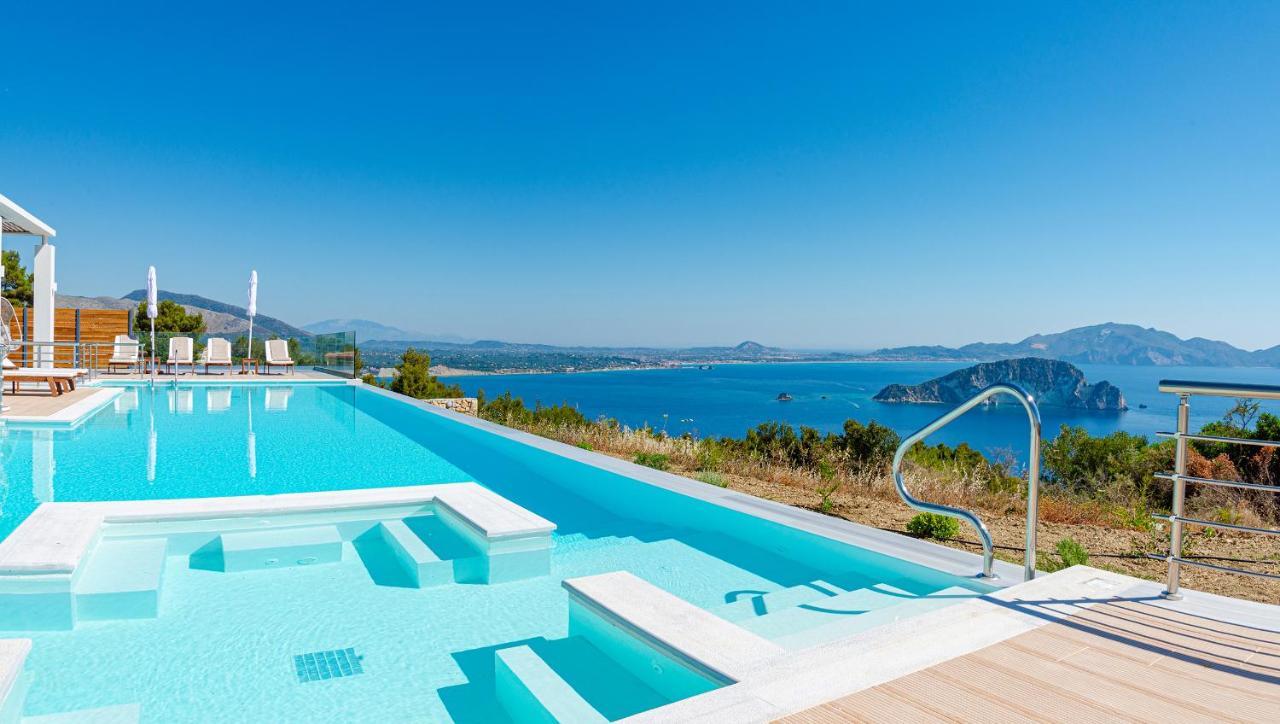 Villa Despina - Marathia View Private Luxury Villa Marathiás Exteriör bild