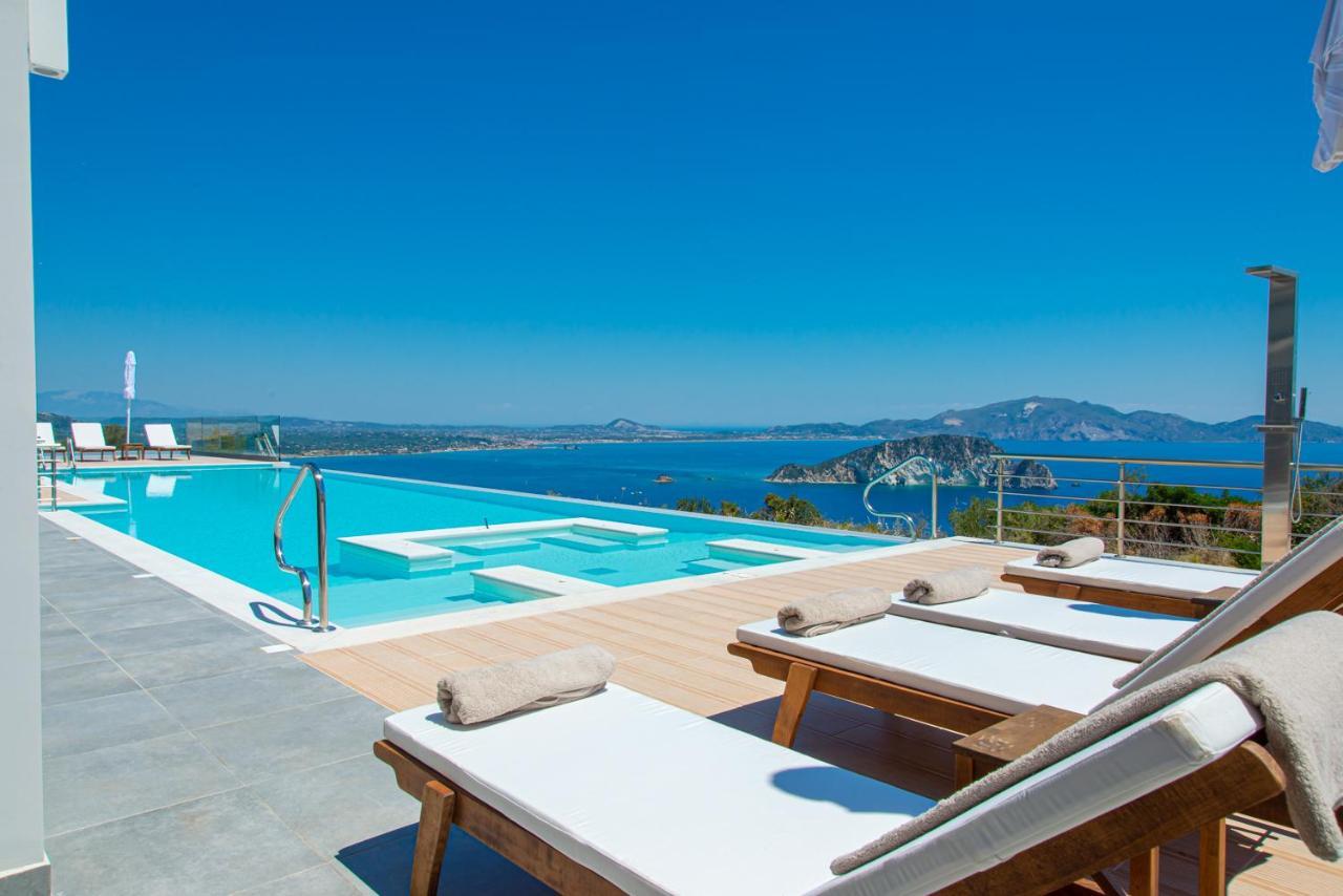 Villa Despina - Marathia View Private Luxury Villa Marathiás Exteriör bild