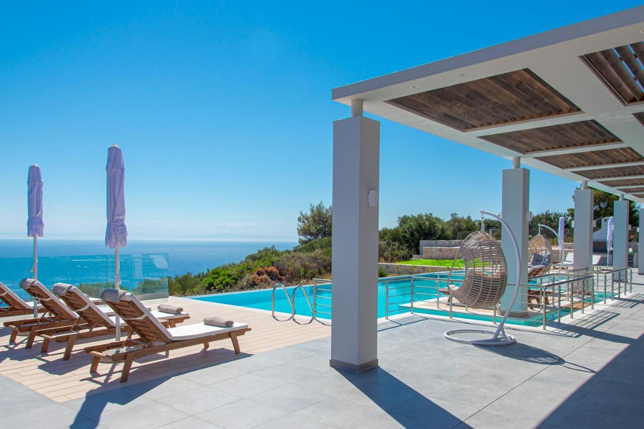 Villa Despina - Marathia View Private Luxury Villa Marathiás Exteriör bild