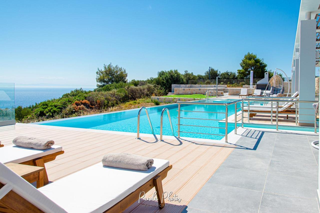 Villa Despina - Marathia View Private Luxury Villa Marathiás Exteriör bild