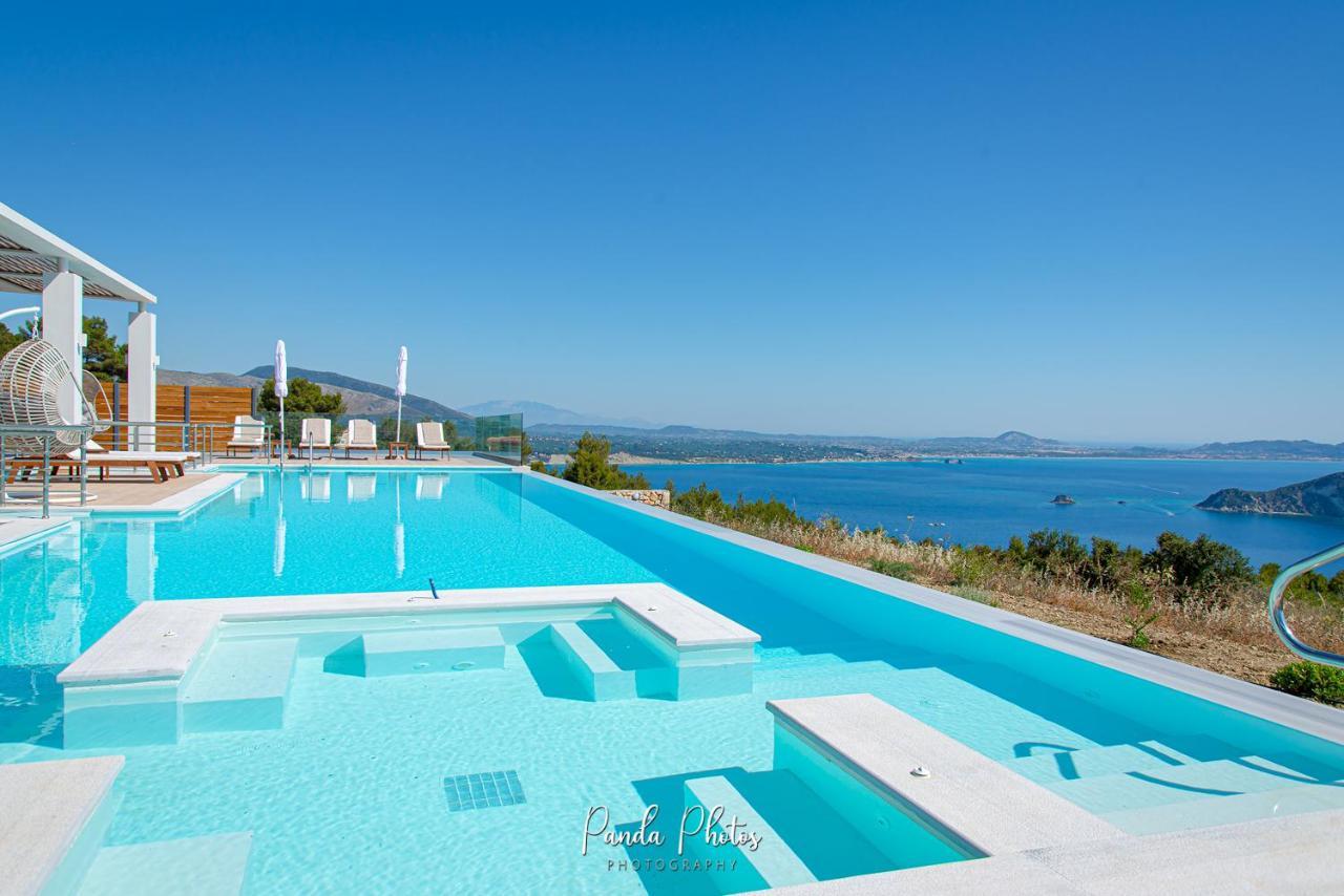 Villa Despina - Marathia View Private Luxury Villa Marathiás Exteriör bild